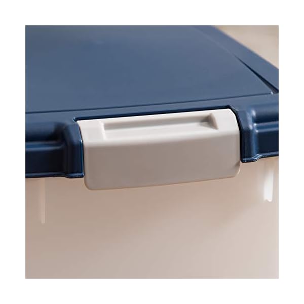 IRIS-USA-33-quart-Airtight-Pet-Food-Container-NavyPearl Pet Food Container