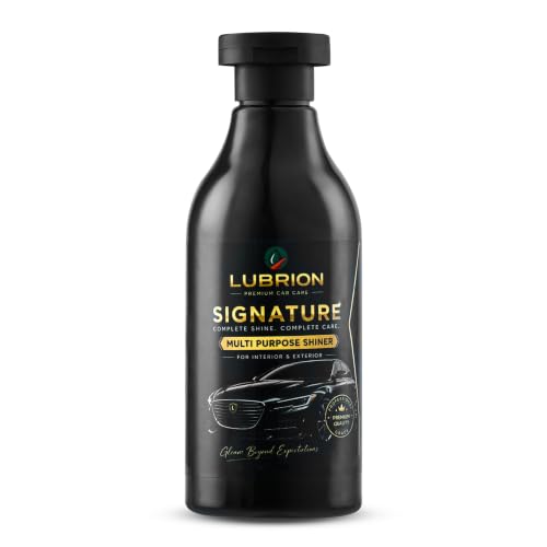 Image of Signature Multi Purpose Shiner - Premium Car Polish for Interior & Exterior, UV Protectant & Dust Repellent for Plastic, Vinyl & Leather | 300ml