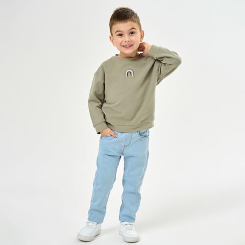 Organic Cotton Soft 0-5T Newborn Baby Toddler Outfits Sweatshirt for Boys and Girls Unisex Long Sleeve4