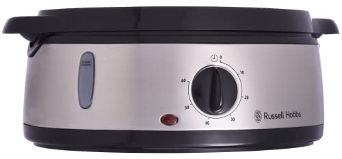 Russell-Hobbs-Vaporera-CookHome-3-Recipientes-para-Cocinar-al-Vapor-Capacidad-9-litros-Cuenco-para-Arroz-Temporizador-2-Entradas-Laterales-de-Agua-Sin-BPA-Acero-Inoxidable-800-W-19270-56
