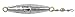 Sea Strike TSS12-2 Trolling Sinker w/#7 Barrel Swivel, 1/2oz, 2 Pk