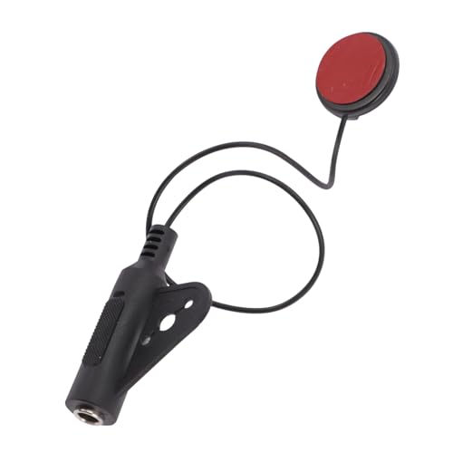 CVUTOVO フォークギター用ピエゾピックアップ 高音強化 中低音安定 ポケット 楽器アクセサリー アンプ接続可能 ウクレレや拇指琴対応
