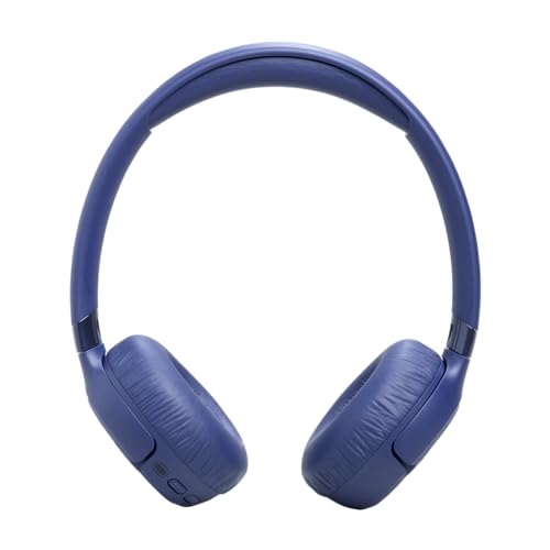 Image of JBL Tune 680 NC Wireless On-Ear Headphones with Adaptive Noise Cancelling, Smart Ambient, Up to 76 Hours Battery Life with Quick Charge Function, Google Fast Pair, Microsoft Swift Pair, Blue | Bluetooth 6.0, Smart Ambient, up to 76 hours battery life, Google Fast Pair, Microsoft Swift Pair and Hi-Res Audio