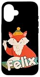 Photo Gallery custodia per iphone 16 felix - nome ragazzo simpatico con una volpe cool Photo Gallery custodia per iphone 16 felix - nome ragazzo simpatico con una volpe cool