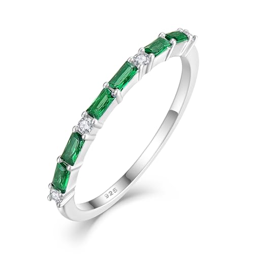 STARCHENIE 925 Sterling Silver Thin Eternity Ring...