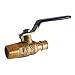 Legend Valve 101-463NL Forged Brass Cold Expansion Ball Valve, No Lead, 1.8"x2.4"x0.6"