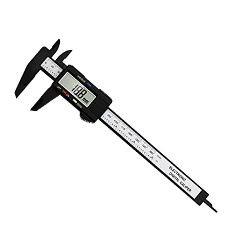 Jonlaki Calibrador Digital Electrónico de de 0 a 150 Mm con Pantalla LCD para Mediciones Precisas en Talleres y