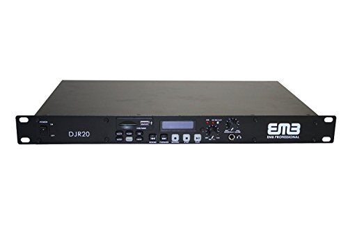 EMB Professional DJR20 1U SINGLE USB/SD Digital Player & Recorder Rack Mount