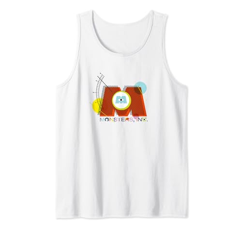 Monsters Inc Tank Top Disney Pixar idéal pour le sport et les vacances