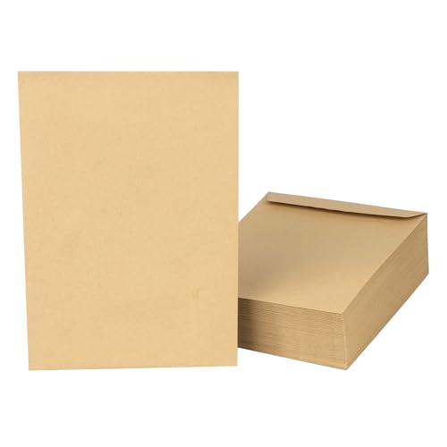 100 Stück Versandtasche Versandkuvert C5 braun