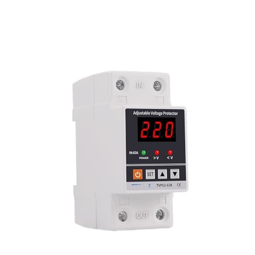 Récupération automatique pour ce relais de protection Rail DIN 220V réglable 63A