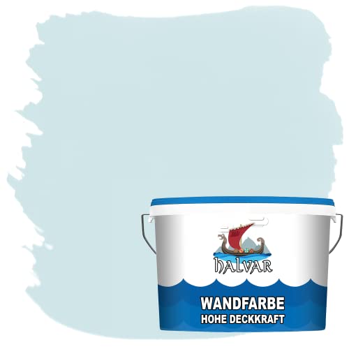 Halvar Wandfarbe Blau hohe Deckkraft Universelle Innenfarbe Geruchsarm,...