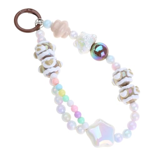 Bracciale Cellulare alla Telefoni Cellulari Cingcio Elegante con Perline Sospensione Antilost Gioielli A Catena del Polso Portaline