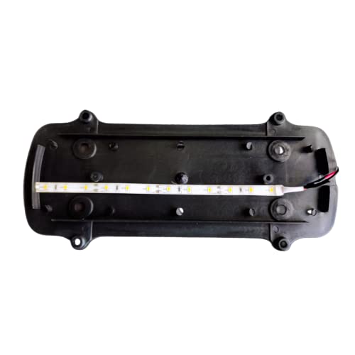 Luz LED para techo de taxi 12V con base magnética amarillo miniatura 5