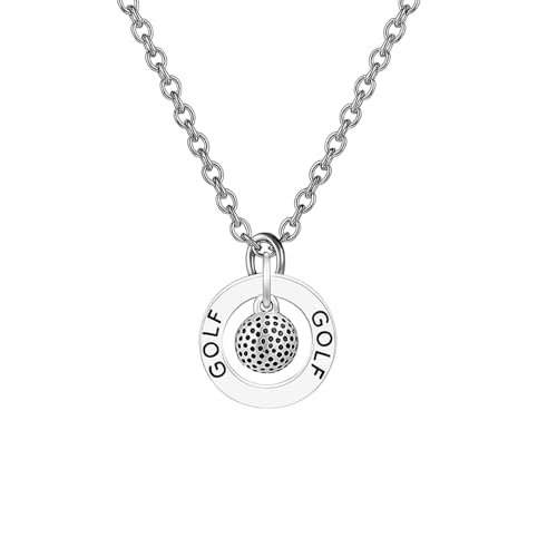 Infinity Collection Golf Charm Necklace, Golf Jewelry, Golf Charm Gift for Golf Players