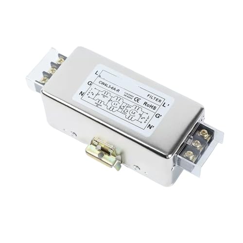 Filtre de puissance monophasé 220V CW4L2-6A-R rail anti-interférence - 2