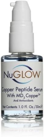 Best Copper Peptide Serum + Antioxidants & MD3 Copper For Maximum Anti-Aging & Skin Repair! Improve Elasticity, Restore Firmness, Increase Collagen & Elastin Quickly & Gently! Hydrate, Even Out Tones, & Brighten. Perfect For ALL Skin Types. NuGlow