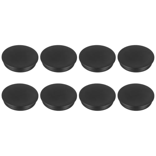 Image of MECCANIXITY 8pcs T-Shaped Silicone Plugs 76.3mm 3 Inch Dia Snap in Plug Hole Seal Cover Round Rubber Stopper for 75-76.3mm Holes Kitchen Rubber Bulkheads Waterproof Sealing, Black