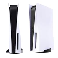 Disc Edition Face Plates Cover Skins Shell Panels for PS5 Console, Accessories for PlayStation 5 Protective Shell Replacement Faceplate (White)