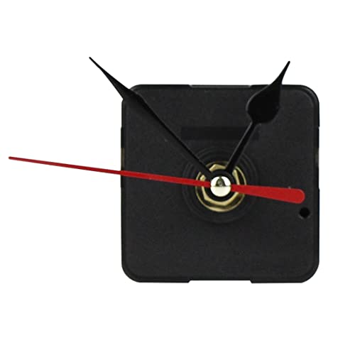 Mouvement de Moteur d'horloge en Quartz Mouvement d'horloge de Couple élevé Mécanisme de Remplacement Noir avec des Mains d'horloge Mécanisme d'horloge Silencieux Cover