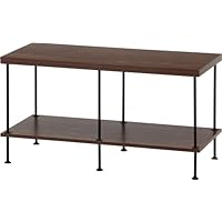 Amazon｜不二貿易 テレビ台 オープンラック 幅90×奥行40×高さ48×cm