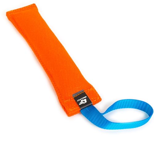 Bull Fit Baumwolle-Nylon Beisswurst für Hunde, 30 cm mit Handschlaufe - Sehr Robustes Hundespielzeug für Training IGP IPO Schutzhund, Hundesport, Tauziehen und Zerrspiele mit Hund