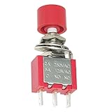 即時応答プッシュボタン PS102 3ピン 6ピン 250VAC 2Amp 自動リセット