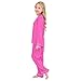 ODAWA Button-Down Satin Pajama Sets Fashion Pink 2 Piece Lounge Sets 7-8Y