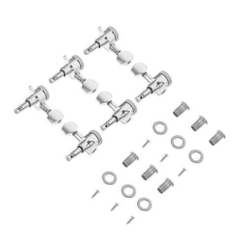 Yardwe Tuning Pegs for Bass Guitar 1 Set Durable Easy to Install Perfect Bass Guitar Accessories