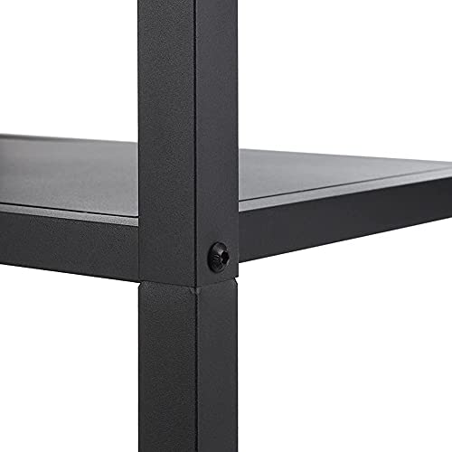 Rinlain Firewood Rack Outdoor Log Rack With Hooks Holder And Wheels, Stand Firewood Rack Indoor (15.6 X 11.7 X 31.5, Black) #TOP4