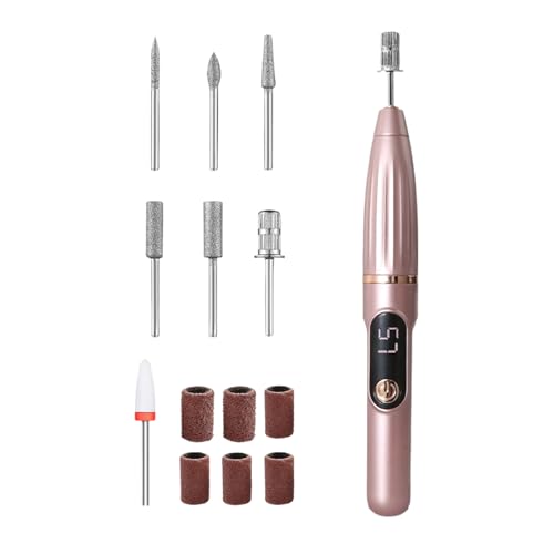 Lijadora taladro de uñas de 15000 RPM, dispositivo portátil para manicura y cuidado en el hogar
