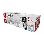 Energizer GU10 LED Bulbs Daylight White - 6500K 50W Halogen Spotlight Equivalent – 345LM - Non Dimmable. Pack of 5