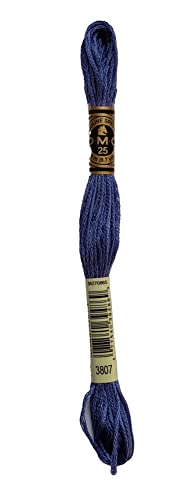 Image of DMC 6-Strand Embroidery Cotton Bundle - Cornflower Blue Color Family - 5 Skeins of Thread - 8.7yd Skeins