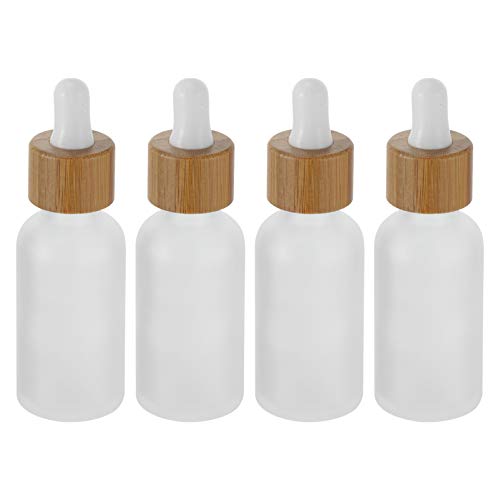 EXCEART Frascos Cuentagotas Helados 30Ml Frascos de Aceite Esencial de Vidrio Recargables...