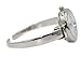 Women's Classic Easy Read Bangle Cuff Watch (Silver)