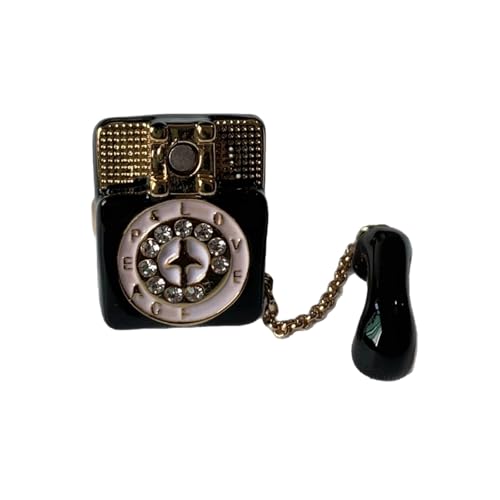 Bague de téléphone rétro pour les soirées et le style quotidien femme