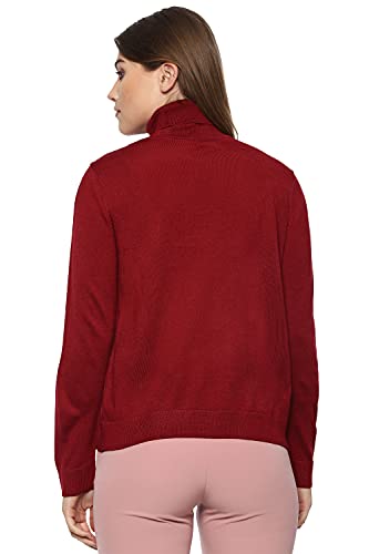 Image of Van Heusen Women's Acrylic Turtle Neck Sweater