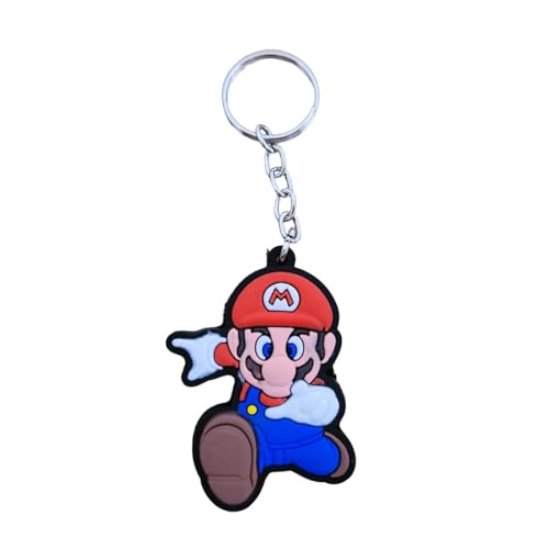 SMACTUDO, Chaveiro Relógio MARIO BROS Infantil DG Resistente à Água-Pr