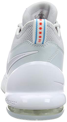Nike Men's Training Basketball Shoe, Pure Platinum/White/Blue Fury/BRT Crimson/Aura, 10.5