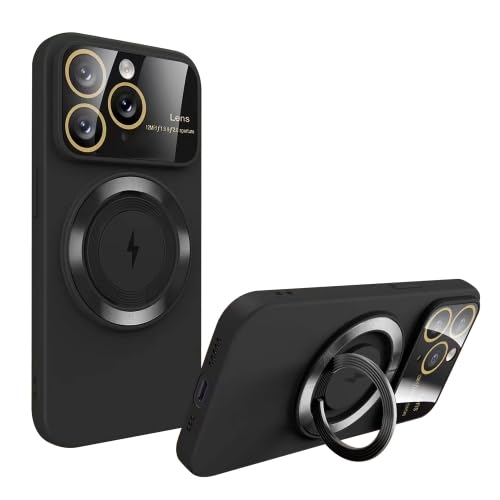 Cosmos Joy by All Slim Liquid Silicone Large Window Magnetic Holder Phone Case for Iphone14, 14 Pro, 14 Pro Max & 15 Case & Cover (Black) (Iphone14 Pro Max) (B0CNRX33G5) Amazon Price History, Amazon Price Tracker