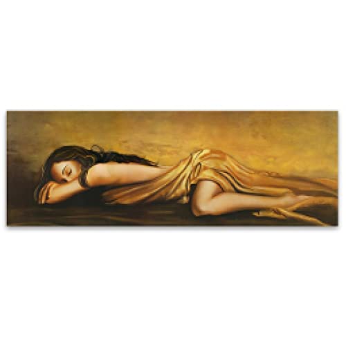 Affiches et Gravures Toile Mur Art moderne de Sleeping Beauty peinture 40x120cm