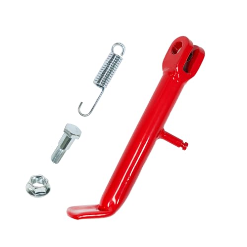JMCHstore Mini Bike Kickstand w/Spring for Coleman B200R CT200U-EX BT200X Axis M200 212cc 196cc 200cc 6.5hp Powersports Mini Bike Parts (Red)