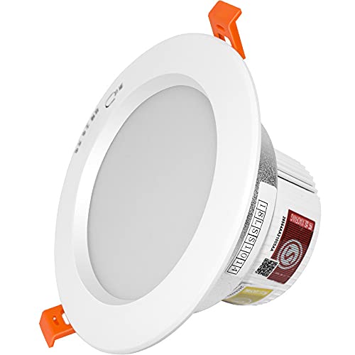 9w Iluminación Luz Empotrada De Emergencia IP30 Foco Empotrado De Emergencia Empotrado LED Iluminación Automática Luz De Techo De 90 Minutos Luz Empotrada Empotrada Redonda Cover
