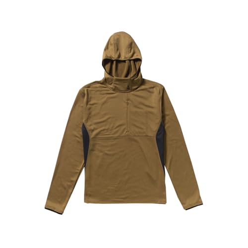 Volcom Men's Gridlock Hooded Pullover – Stretch Fleece-Thumbhole