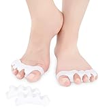 Separador Dedos Pie silicona -[x4] Separador Dedos Pie para Dedos correctos - Separador de Dedos del Pie - Restaurar los Dedos de los pies correctos - Restaurar los Pie[4x]
