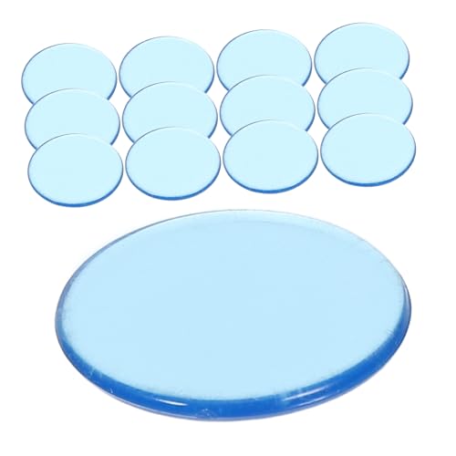 BESPORTBLE 40pcs Transparent Bingo Chips Plastic Markers for Counting Math Games Bingo Supplies for Learning Classroom Activities