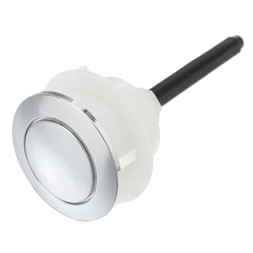 LIFKOME トイレタンク部品 シングルプッシュ式プラスチック製洗浄ボタン 交換用浴室アクセサリー 丸型高耐久性簡単取付け ランダムカラー
