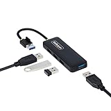 StarTech.com 4-Port USB-A Hub, USB 3.0 (5Gbps) Data Transfer, Bus Powered, Travel Mini Hub, Portable Multi-Port USB Splitter, Windows PC, MacBook, iMac, Chromebook, Surface and More