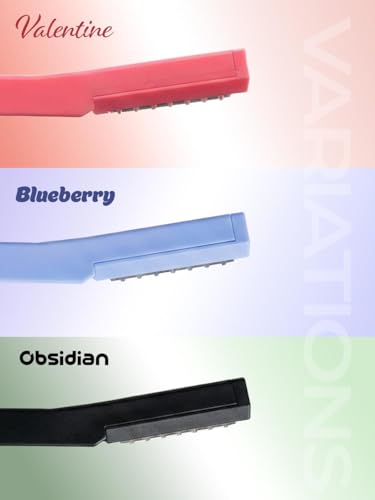 Image of Reusable Face Razor | Obsidian | Reusable Blade | Instant Hair Removal and Exfoliate | For Eyebrows, Forehead, Peach Fuzz, Chin |beard and Sideburns Shaper | Dermaplaning Tool