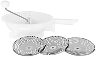 Metaltex Food Mill 24cm with 3 Slices, Silver, 24 cm